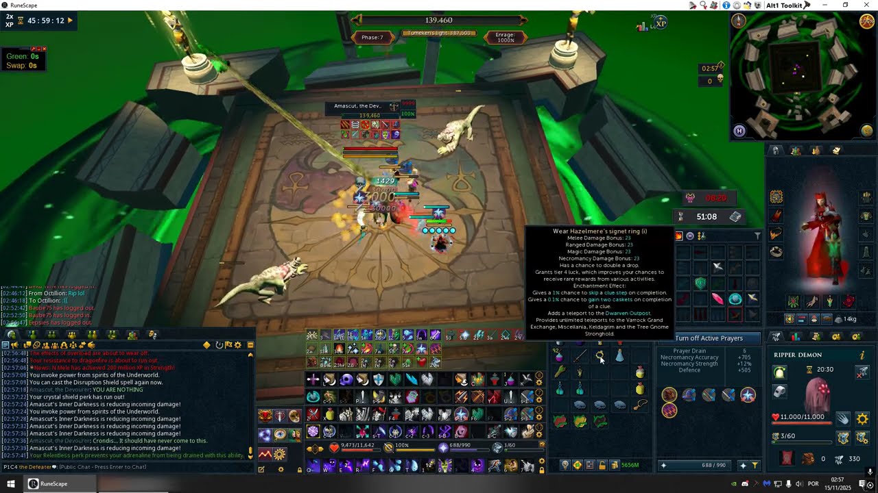 Amascut Log 795 KC