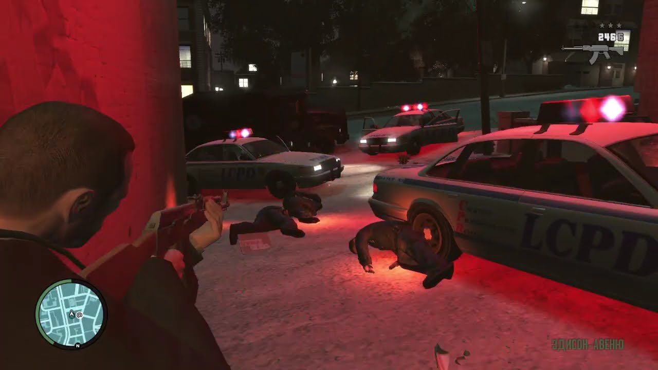 Прохождение GTA 4:Уходим от копов.Часть- 30