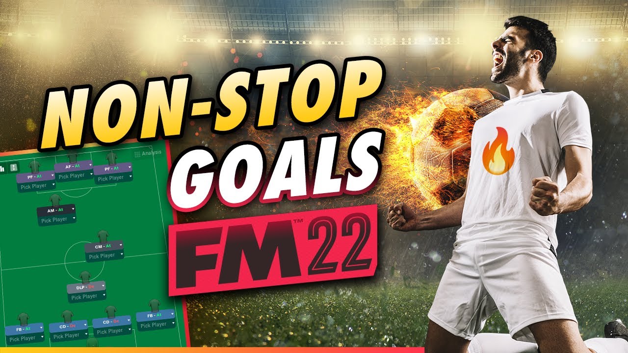 OVER 300 GOALS WITH 3 TEAMS | High Scoring Tactics - FM22 After Update