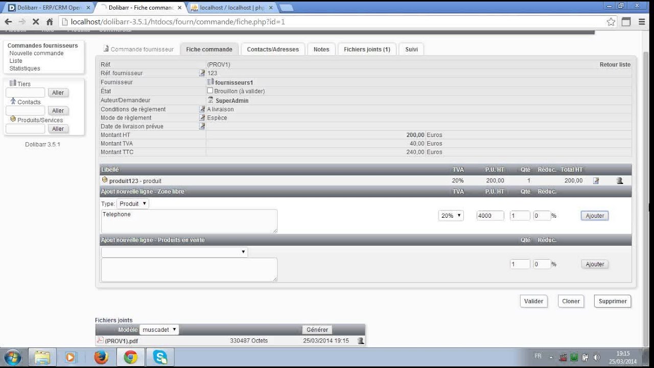 Tutoriel-ERP Dolibarr de A à Z