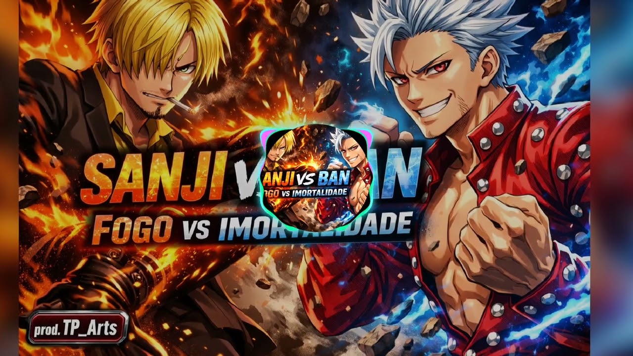 SANJI 🆚 BAN | Fogo vs Imortalidade (Rap Trap de Anime)