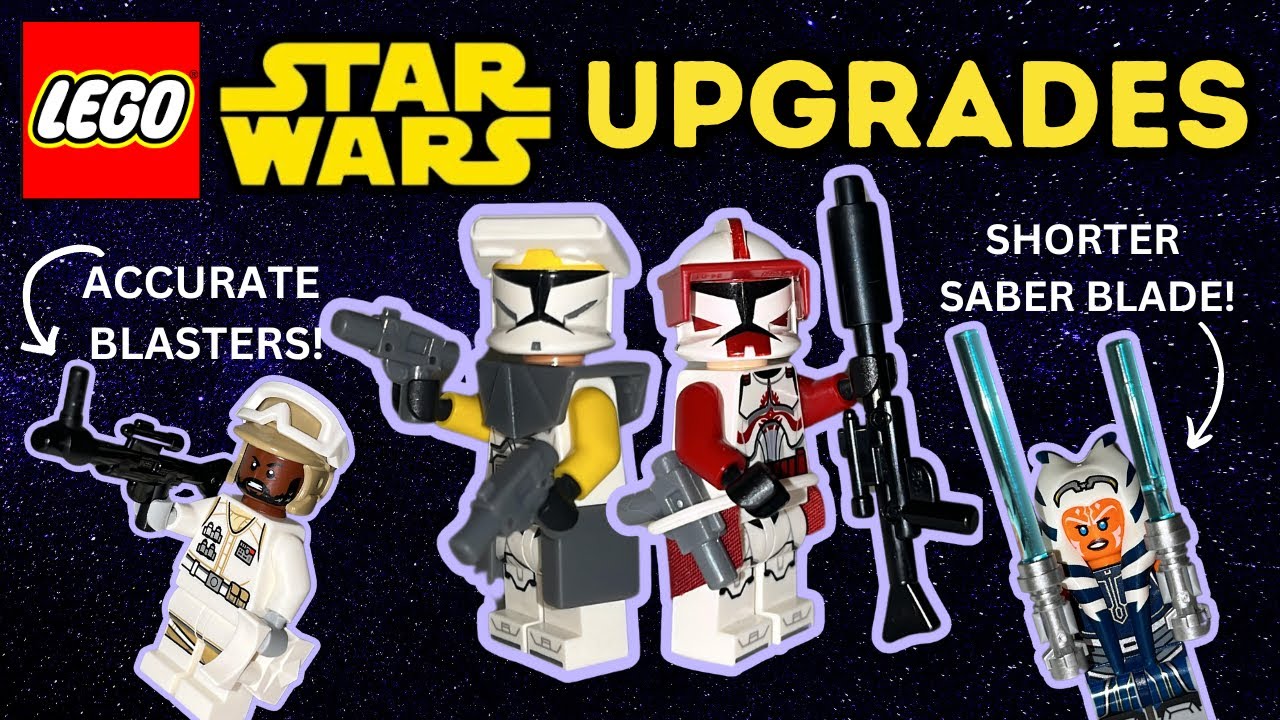 I Upgraded LEGO STAR WARS Minifigures To Be More ACCURATE!