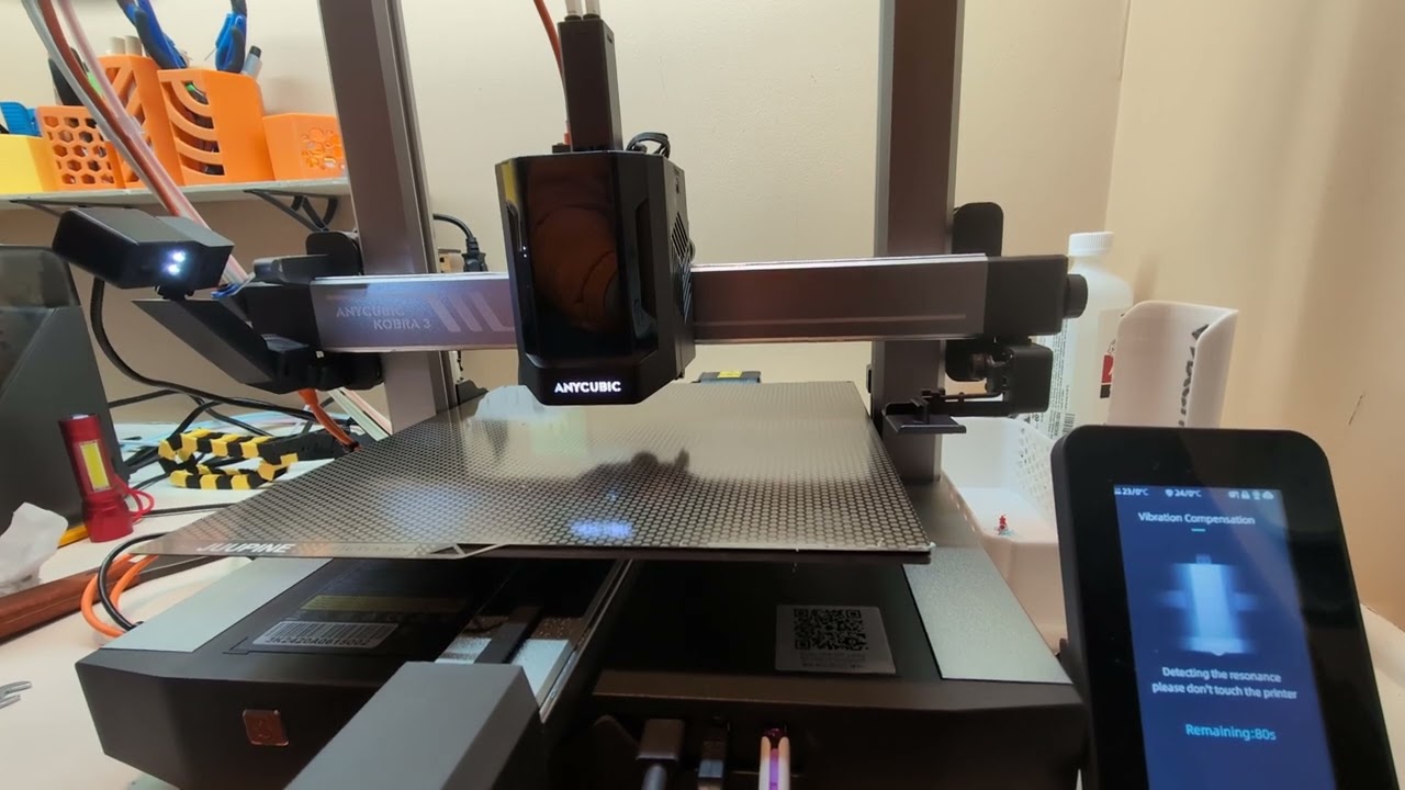 Anycubic Kobra 3 vibration test.