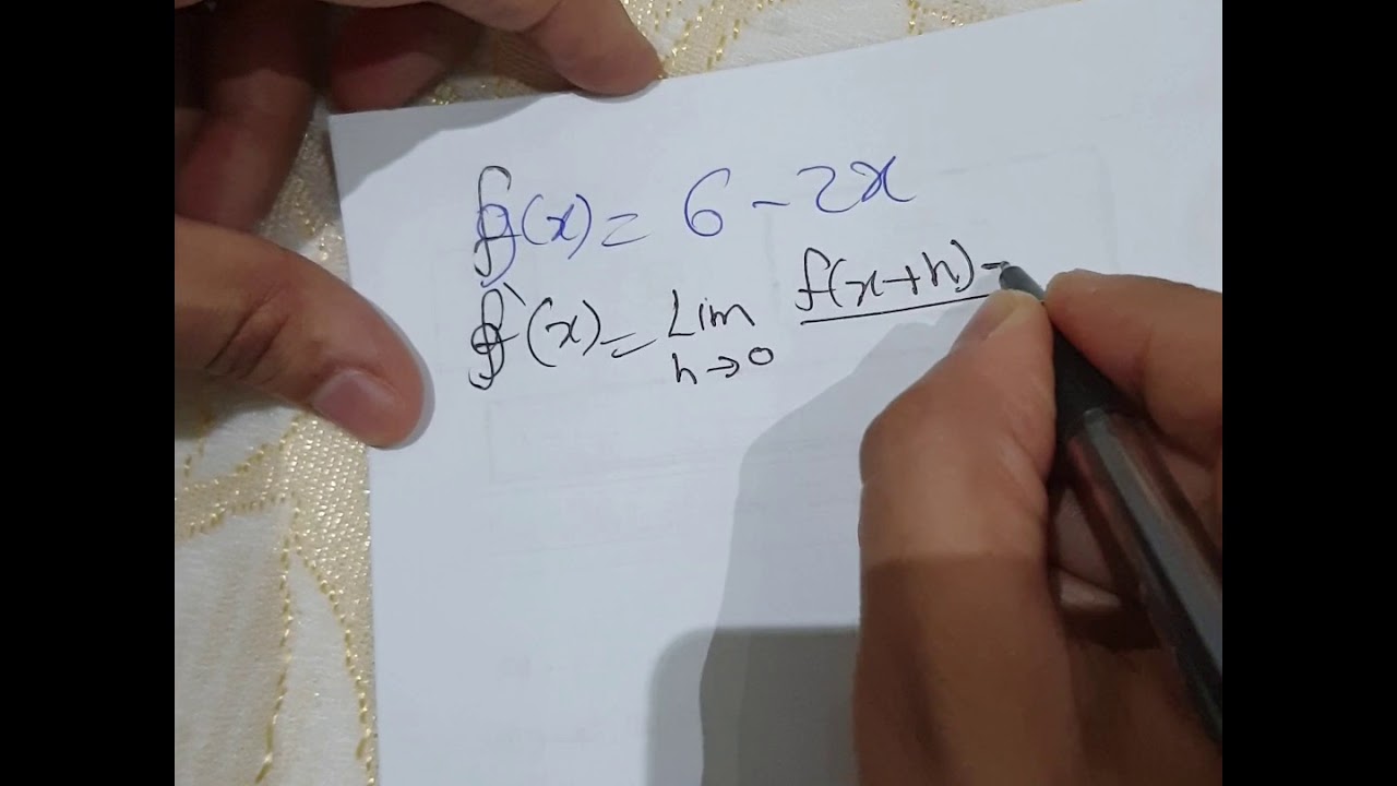 ريض٣٦٤:إيجاد المشتقة باستخدام التعريف