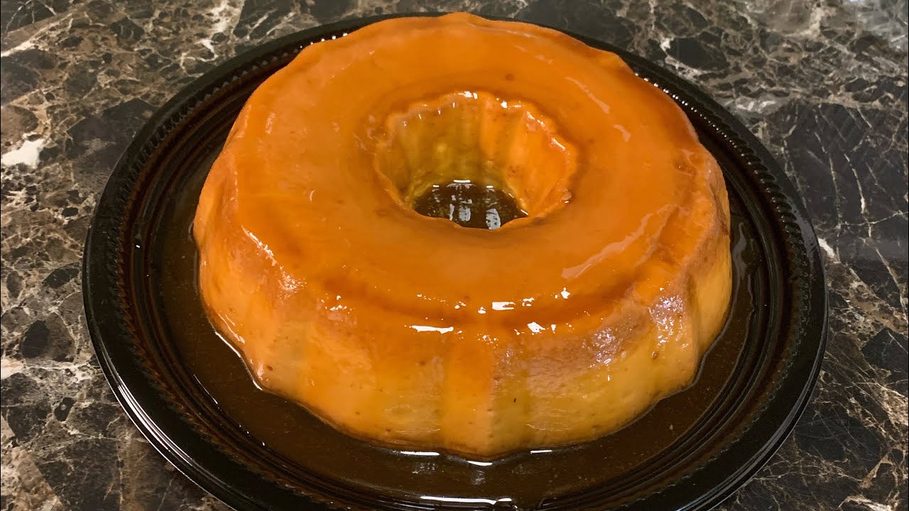 Como hacer un flan de mazapán muy fácil y delicioso