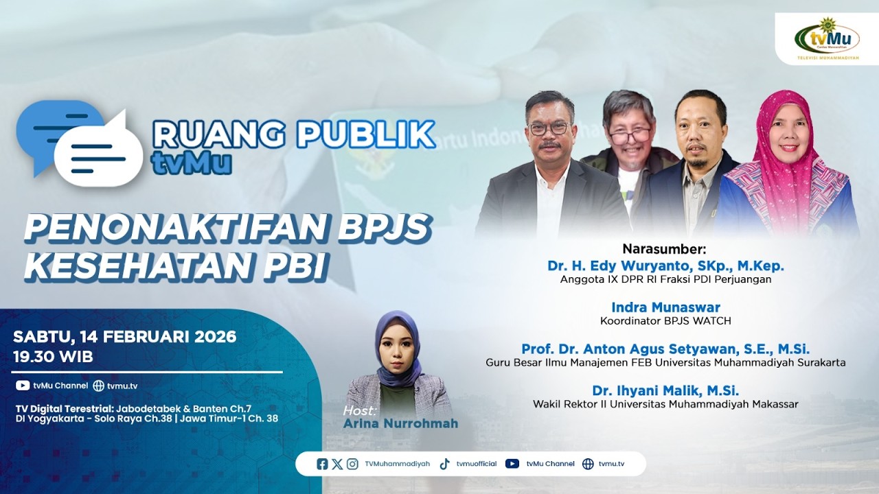 RUANG PUBLIK TVMU | PENONAKTIFAN BPJS KESEHATAN PBI