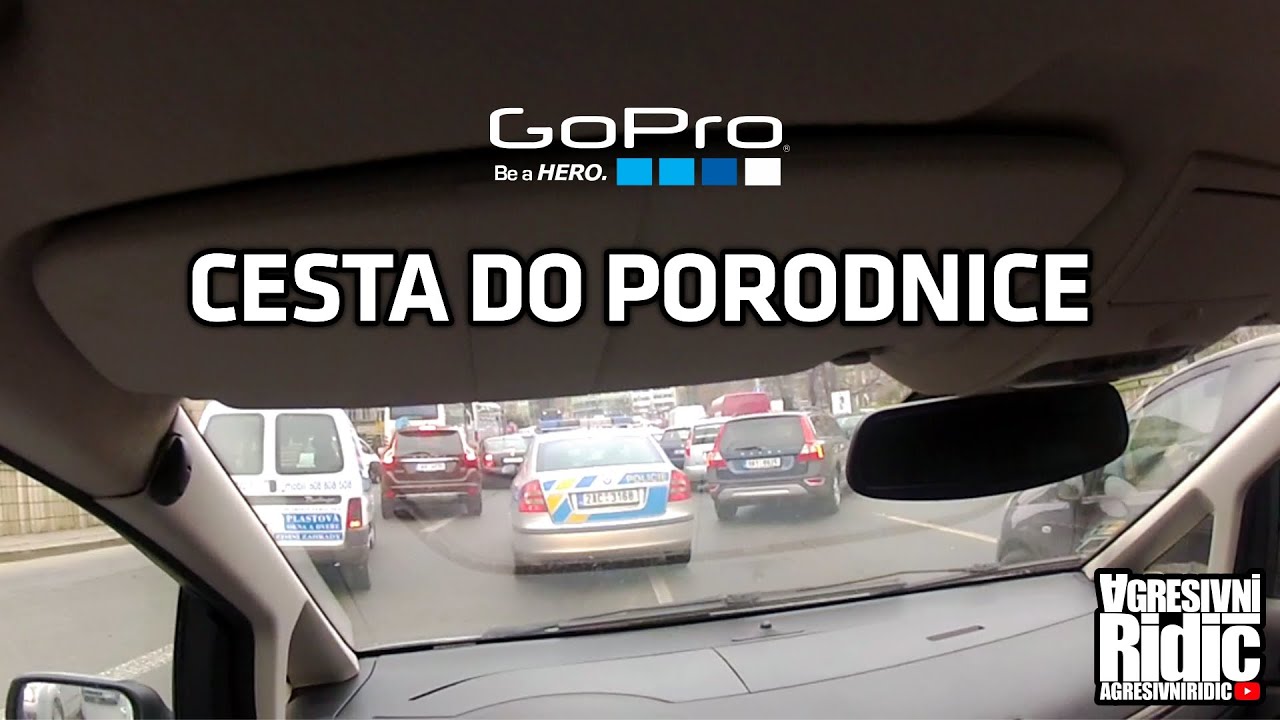 Jízda do porodnice za doprovodu policie | POV