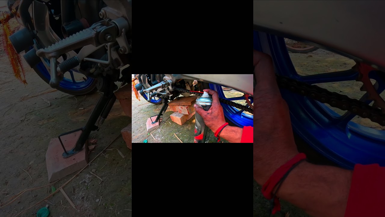 chain cleaning day 😁😁🤟🤟