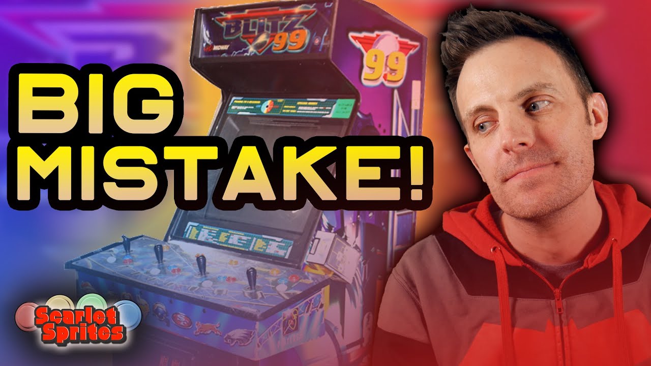 I Made a Mistake! (NFL Blitz Arcade Machine Pickup)