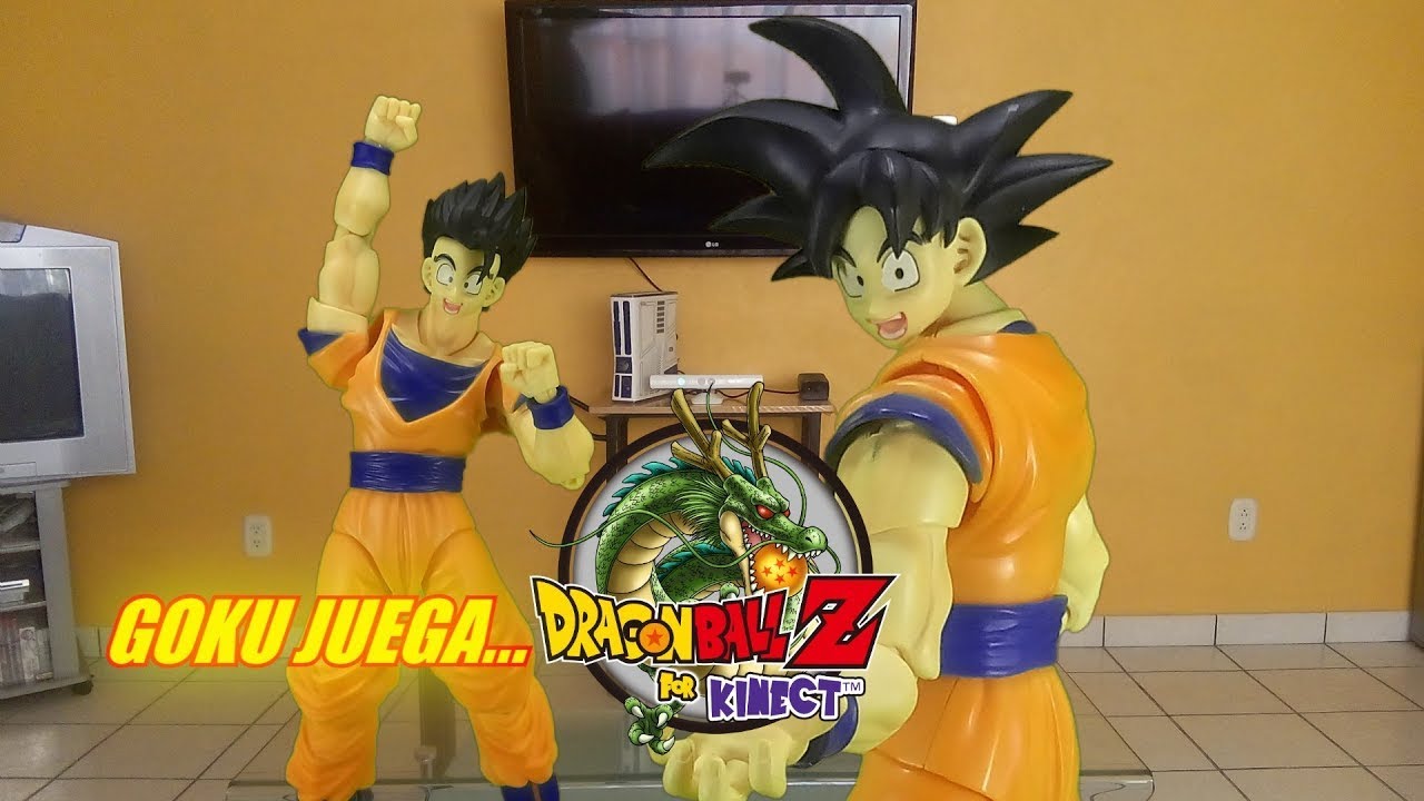 GOKU JUEGA DRAGON BALL Z para KINECT 😲 | STOP MOTION | DBZ S.H FIGUARTS | Clásicos de Maverick | 🎮