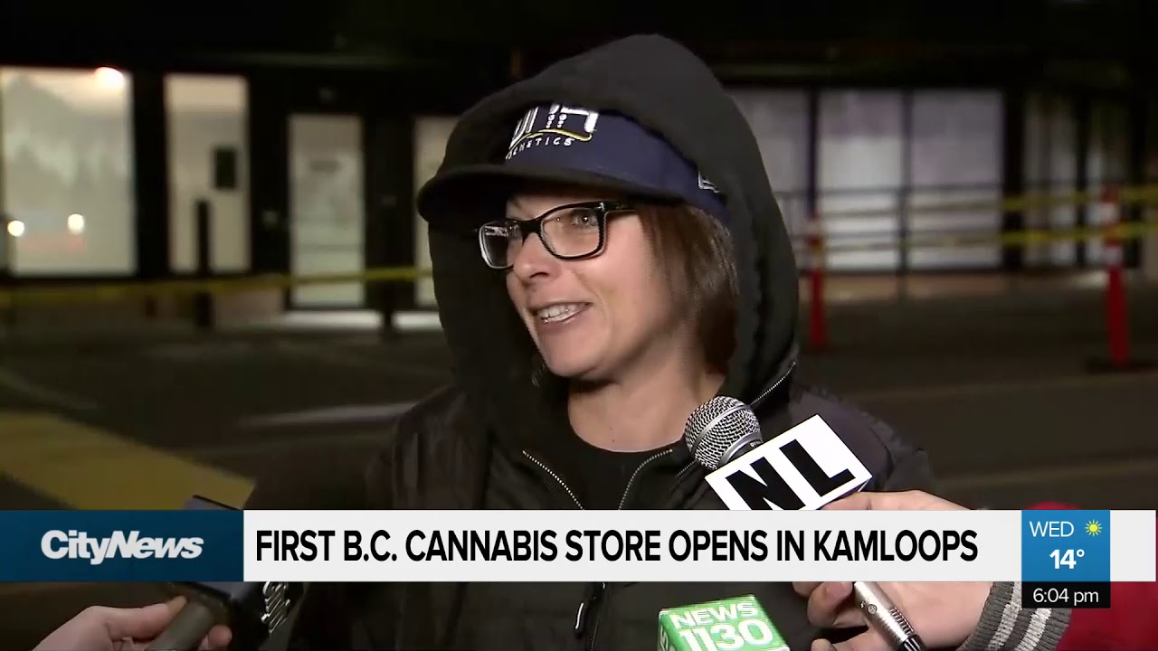 Line-Up's Still Going Strong At 1st B.C Cannabis Store
