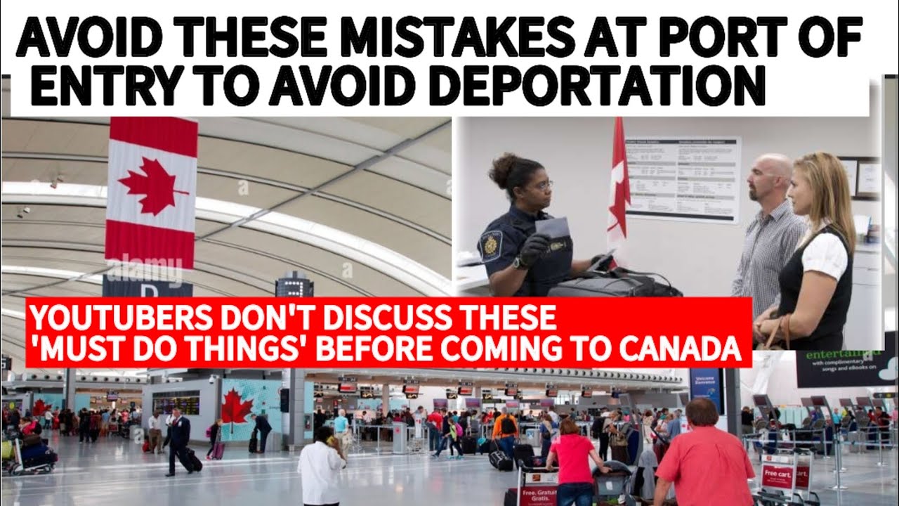Questions Asked At Canada Port Of Entry, For International students & PR | Key Things to Do& Bring