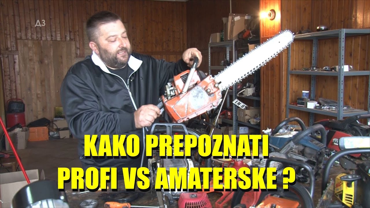 Koja je najbolja polovna MOTORNA TESTERA - kako se razlikuje ŠTIL PROFI od ŠTIL-a (STIHL)za amatere?