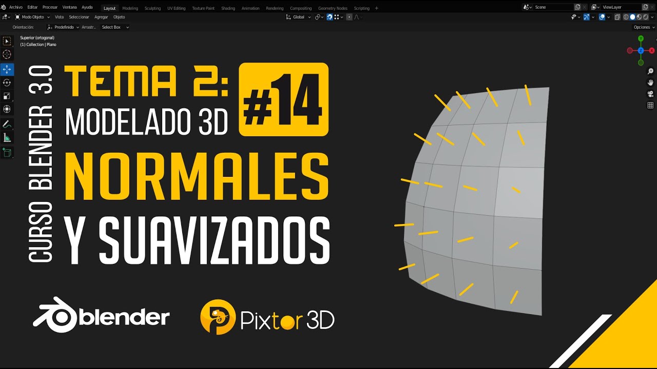 Blender tema 2 clase 14 - Normales y suavizado