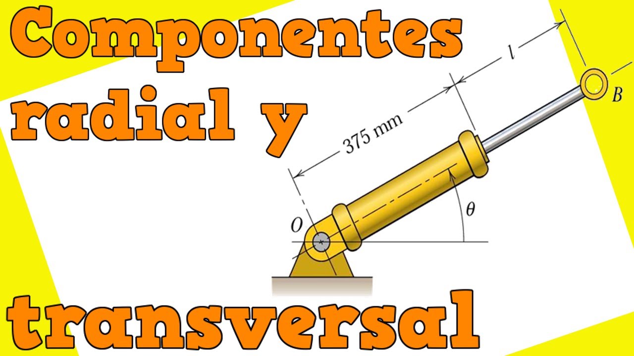24. Problema - coordenadas polares - movimiento curvilíneo - Curso de Dinámica para ingenieros