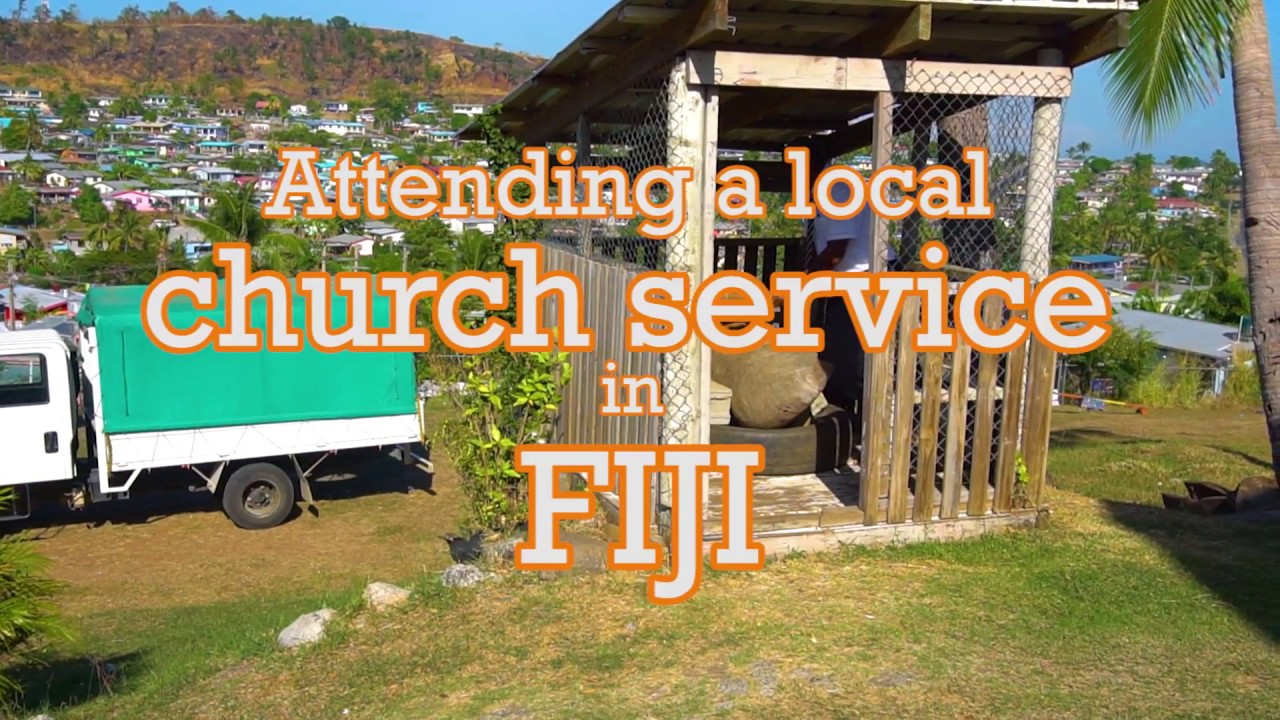 Fiji local methodist church service
