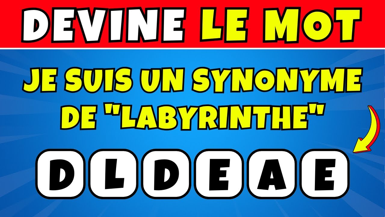 Seul un GÉNIE Reconnaîtra Ces MOTS: DEVINE 35 MOTS d'après sa DÉFINITION: Niveau DIFFICILE #heroquiz