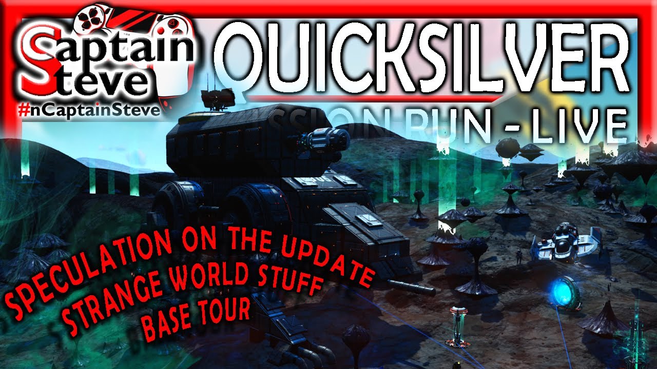 No Man's Sky Creative Mode Quicksilver Mission Running Captain Steve NMS Live Frontiers Speculation