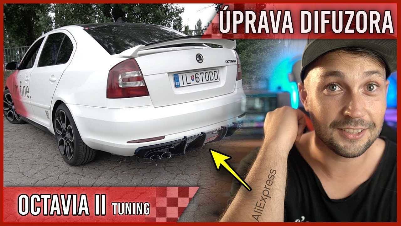 🚘 Úprava Difuzora na nárazníku / #Škoda Octavia II / Tuning /