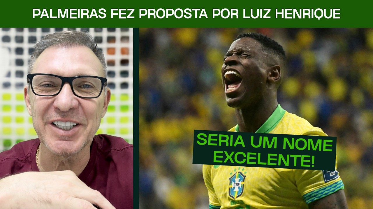 PALMEIRAS FAZ PROPOSTA POR LUIZ HENRIQUE