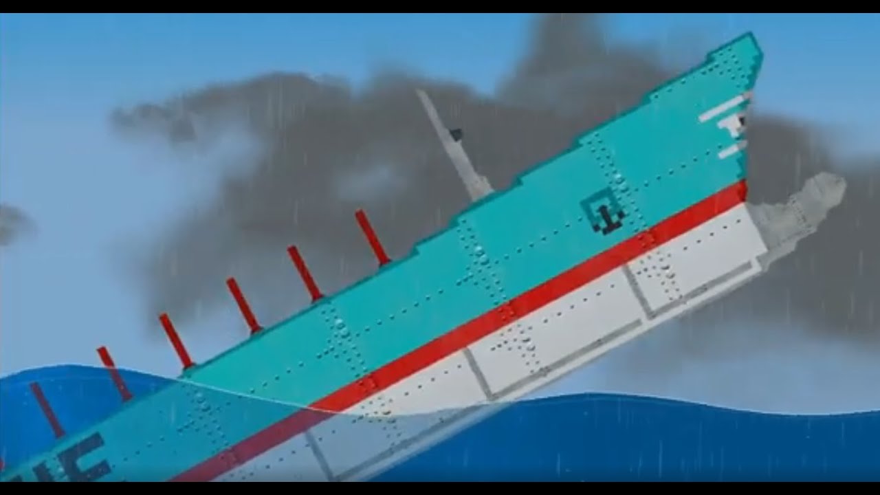 EMMA MAERSK Ship sinks after multiple lightning strikes | Floating Sandbox - Part 2