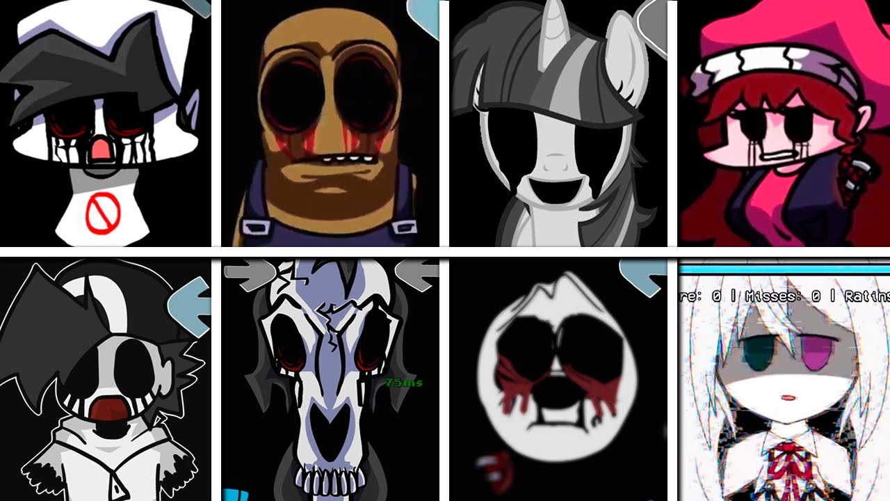 Monochrome but everytime it is the Opponent's turn the mod changes - Friday Night Funkin'