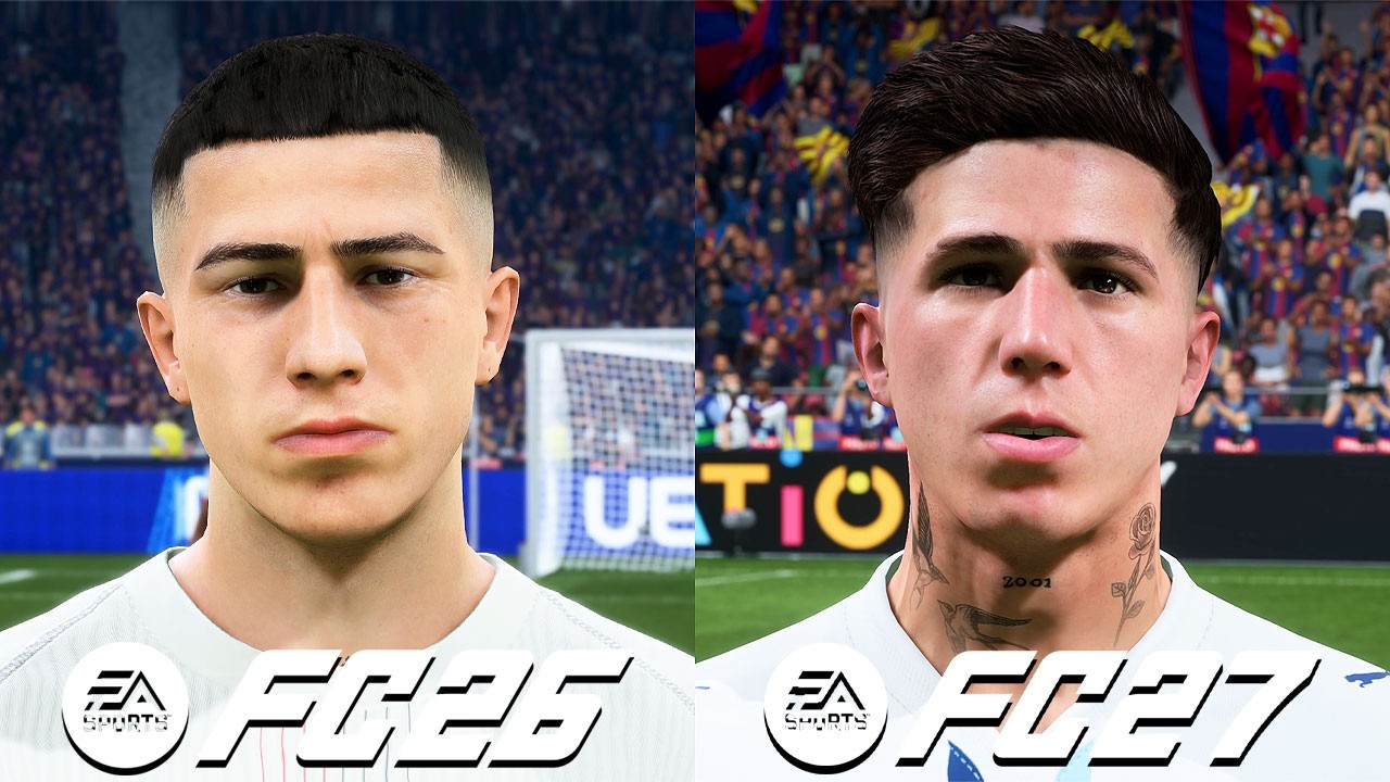 EA Sports FC 26 vs EA Sports FC 27 Graphics & Frame Rate Comparison (PS5 Pro)