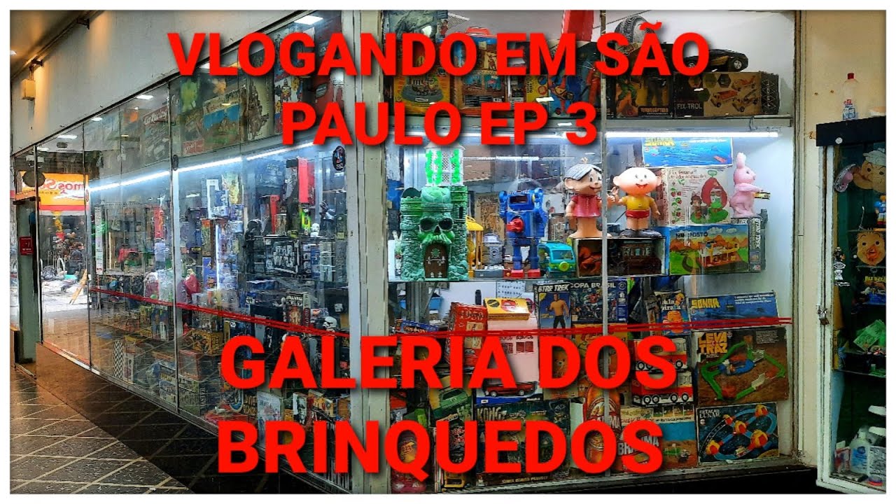 ROSMITOUR - GALERIA DOS BRINQUEDOS! TOY HUNT NO CENTRO!VLOGANDO EM SÃO PAULO! EP 03