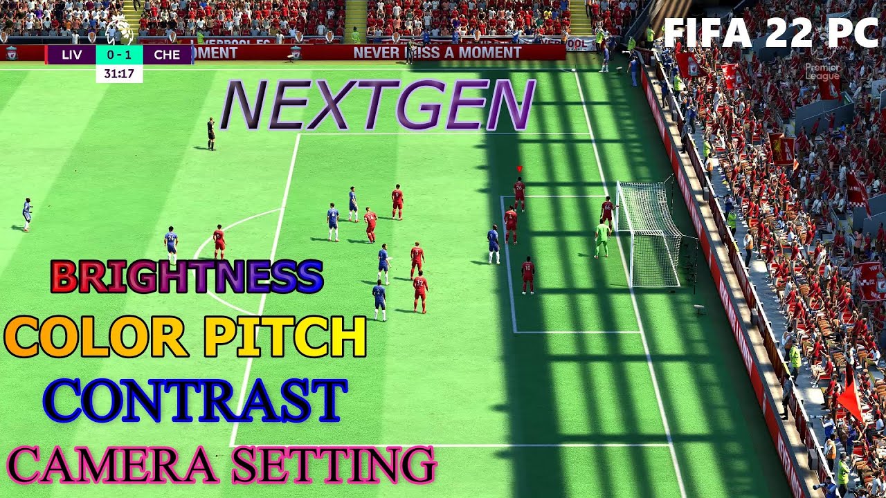 FIFA 22 PC || Setting Brightnes - Contrast - Color Pitch - Camera same as Nextgen || Kick off Only
