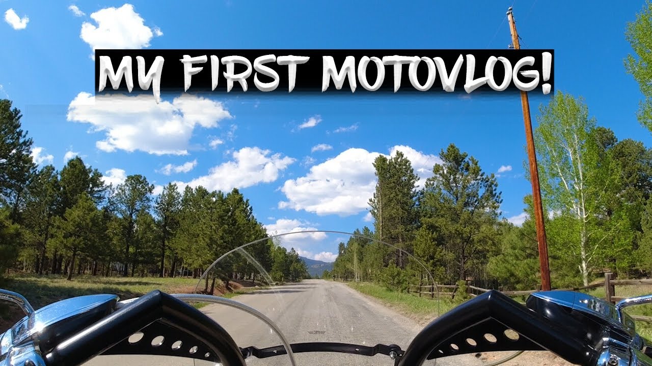 My First Motovlog!  (Let Me Show You Around Bailey Colorado!)