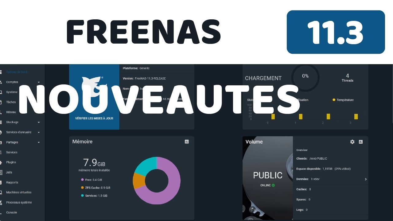 Freenas 11.3 - NOUVEAUTES