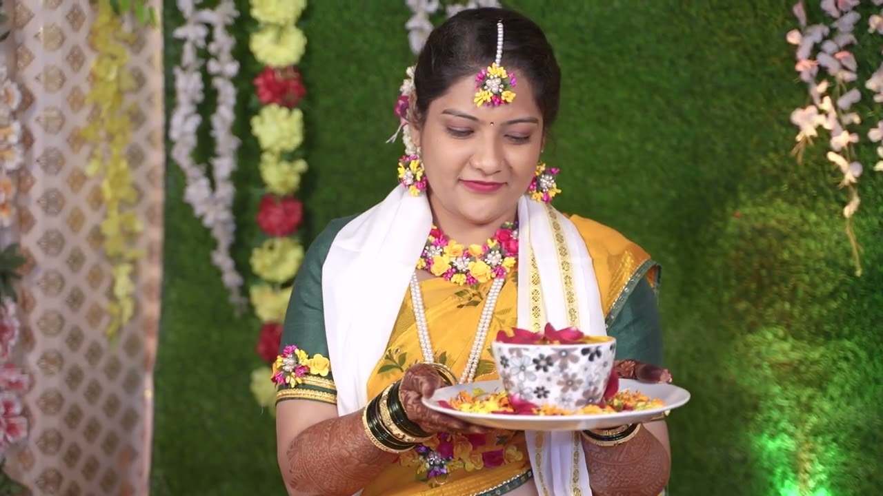 Nancy haldi ceremony