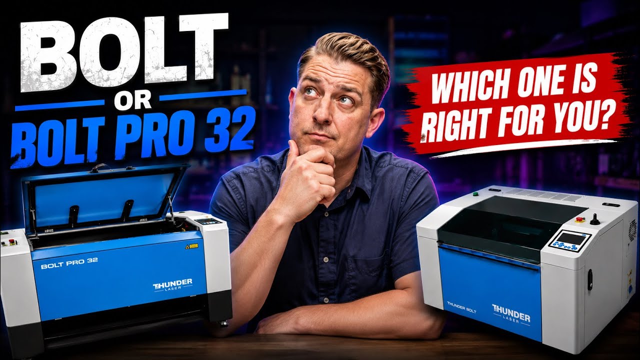 Thunder Bolt или Bolt Pro 32? Какой лазер вам подойдёт? | Brett's Laser Garage