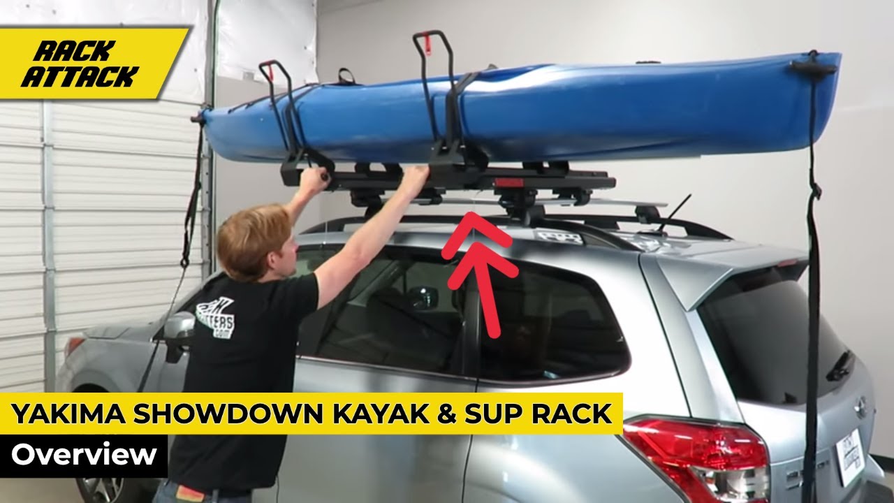 Yakima ShowDown Kayak and SUP Lift Assist Roof Rack Carrier Overview