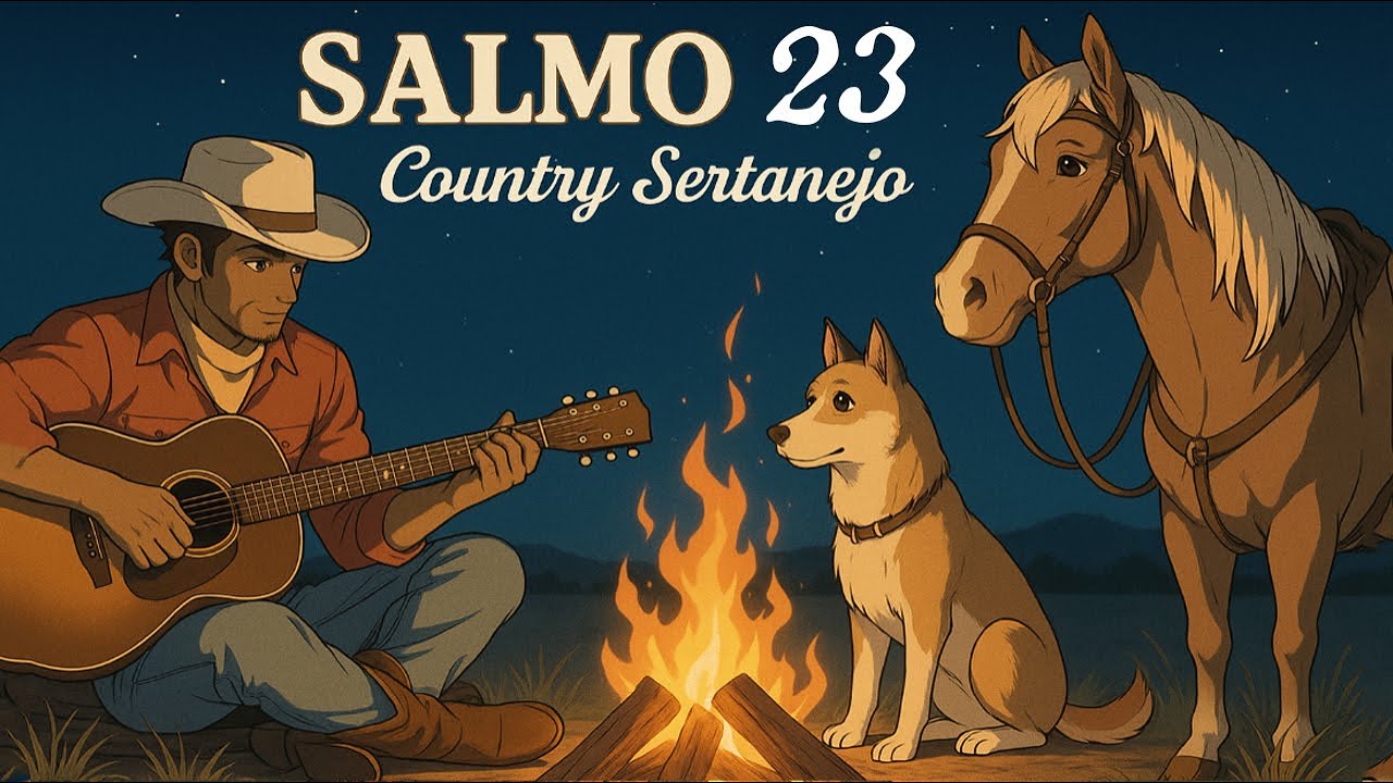 SALMO 23:1-6 🐎 Poderoso Country Sertanejo ✨ Consuelo, Fortaleza e Segurança na Vida