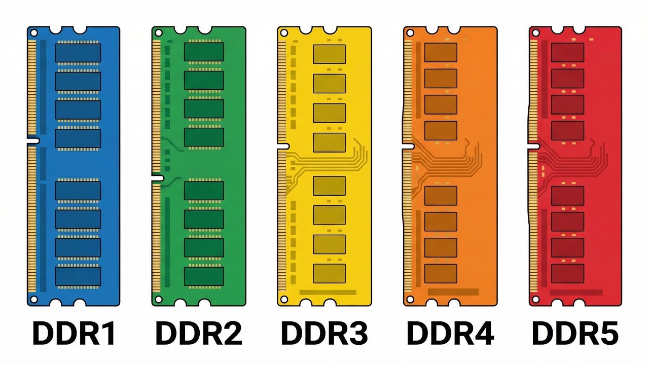 Every DDR RAM Generation Explained