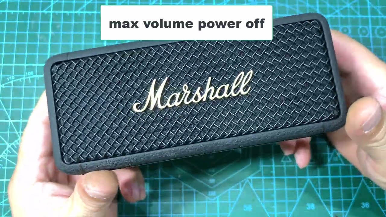 Marshall Emberton Speaker not charging all the way - Turns Off By Itself