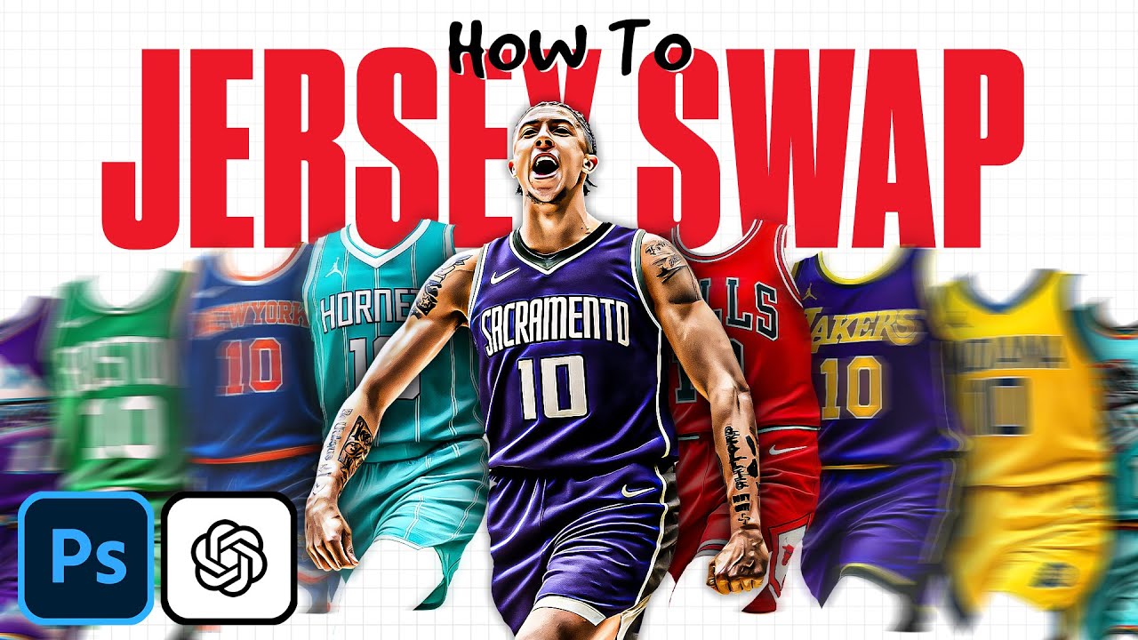 The Smartest Way to Jersey Swap in 2025 | Photoshop + AI