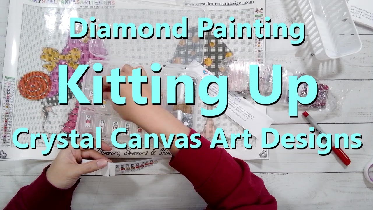 Diamond Painting Kitting Up - Crystal Canvas Art Designs