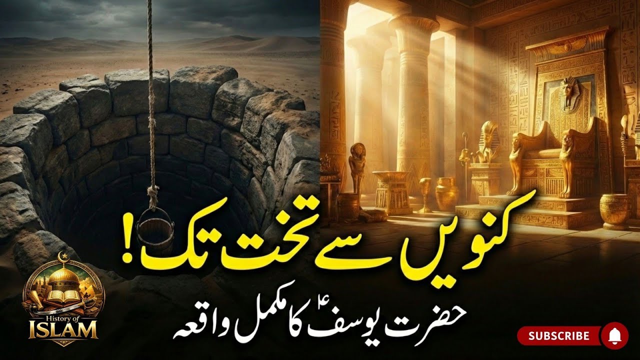 حضرت یوسفؑ — کنویں سے تخت تک کا حیرت انگیز سفر | Prophet Yusuf (AS): From the Well to the Throne