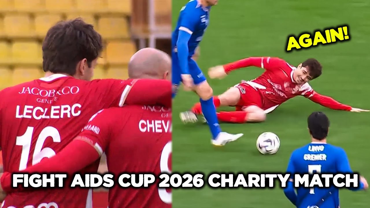 Charles Leclerc Plays Football in the Fight Aids Cup 2026 Charity Match!