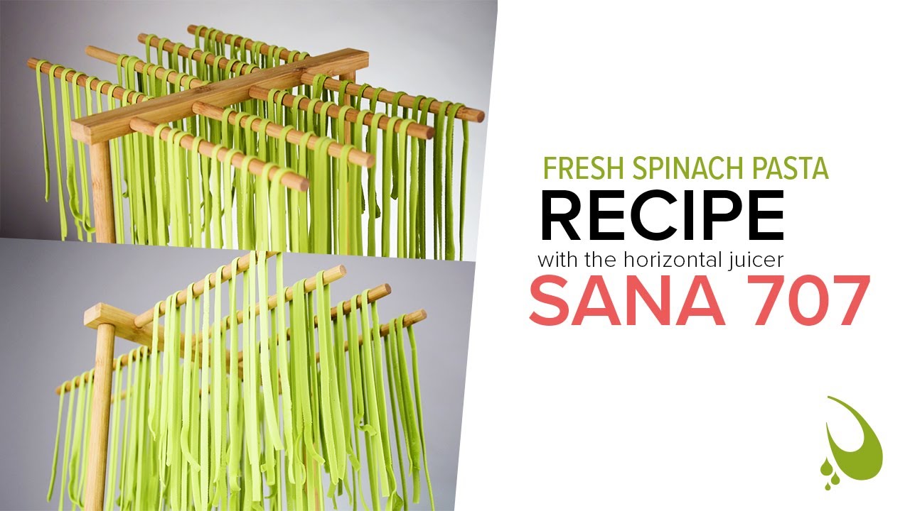 How to Make Spinach Pasta with a Juicer | Sana 707 Recipe