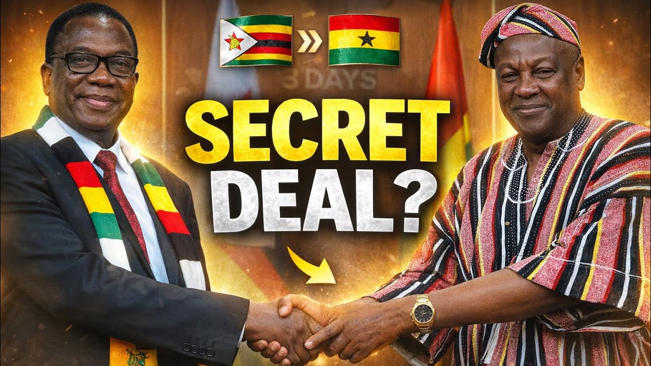 Президент Зимбабве прибыл в Гану &mdash; грядёт крупная сделка 🇿🇼🤝🇬🇭
