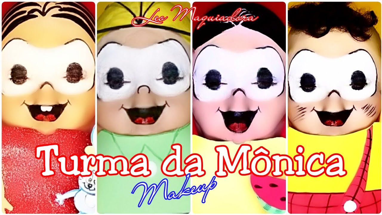 Me transformei na Turma da Mônica 😍