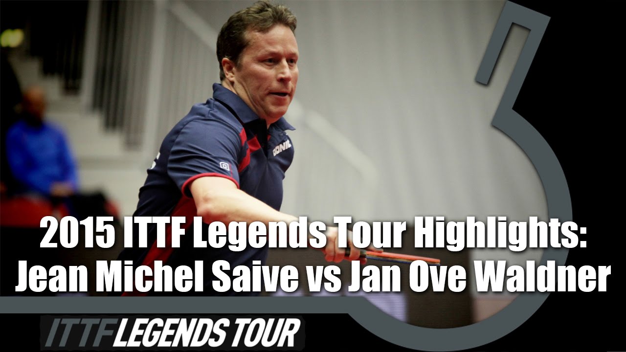 Legends Tour 2015 Highlights: Jean Michel Saive vs  Jan Ove Waldner (1/2)