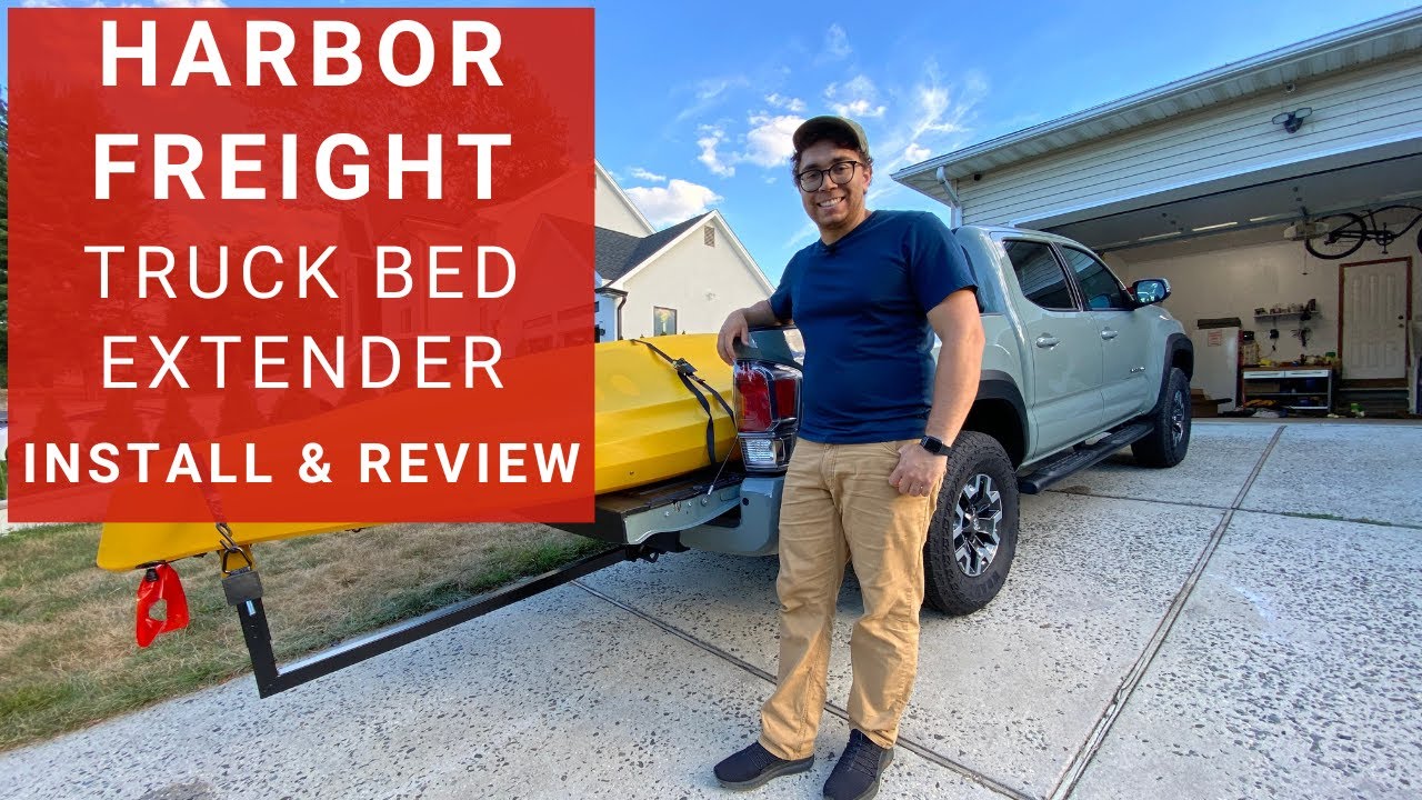 Harbor Freight Haul Master Truck Bed Extender Install -- Great for Kayaks!