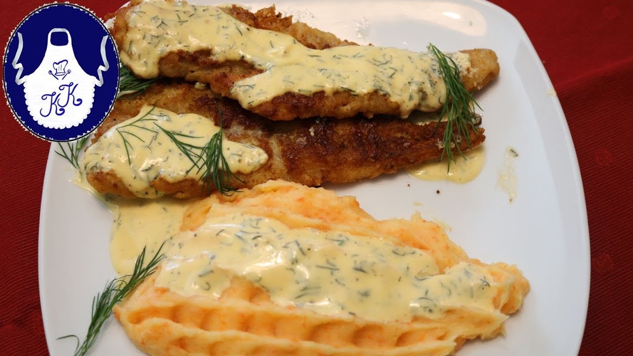 Seelachsfilet mit Riesling-Weinsoße