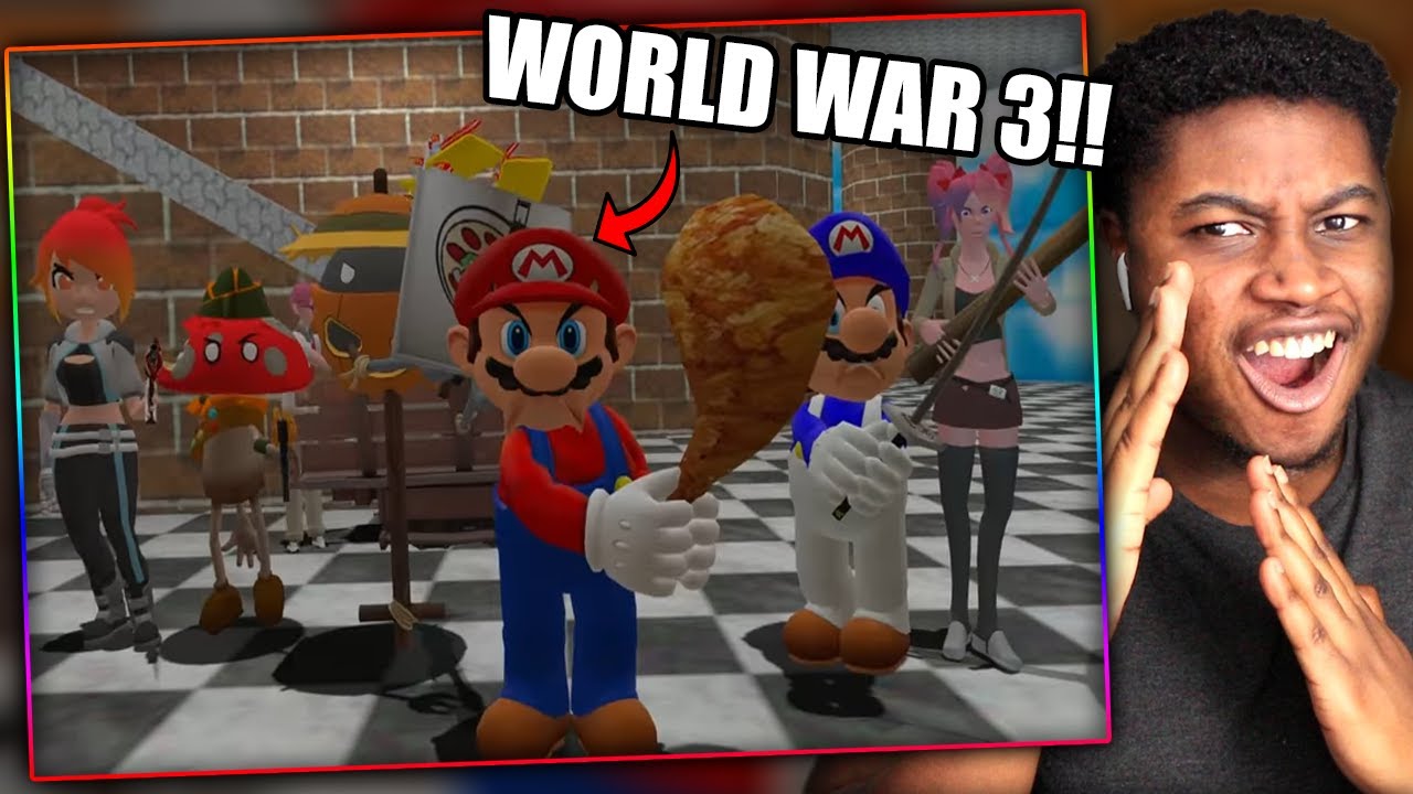 EPIC FOOD BATTLE! | SMG4: Food Wars Reaction!