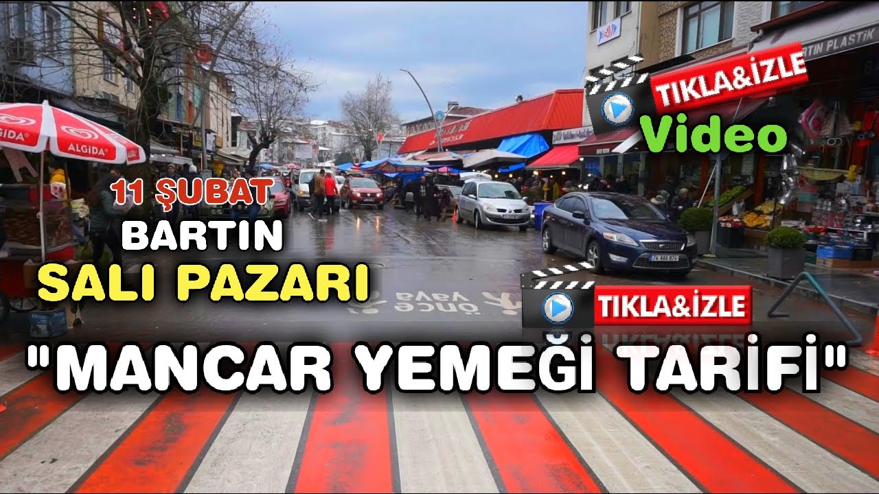 YOĞUN KAR SONRASI SALI PAZARI (Mancar Yemeği Tarifi) #vlog #bartın