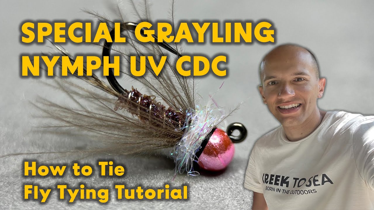 Jig Nymph Cdc & UV Special for Grayling Fly Tying tutorial dressing pattern nymphs trout beginner
